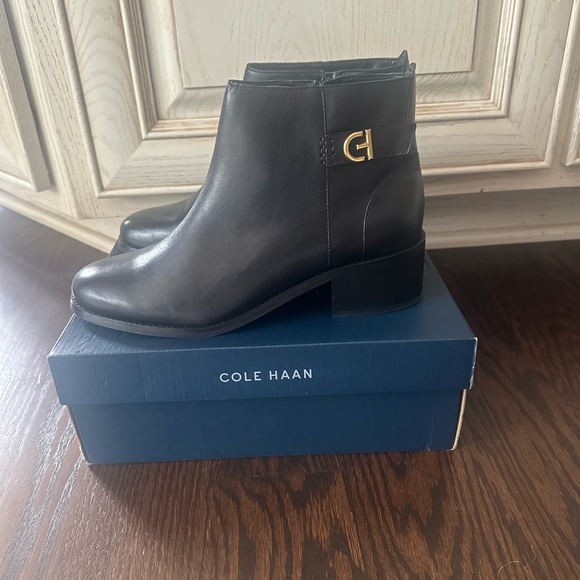 Cole Haan Holis Buckle leather bootie - Picture 1 of 6